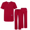 thumbnail image 1 of Adar Mens Medical Scrubs Set Medical Uniforms - Roomy Fit (30 Colors), 1 of 7