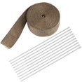 thumbnail image 1 of ATTOE Motorcycles Exhaust Pipe Wrap Tape Heat Insulation Protective Roll Tape-081403, 1 of 5