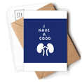 thumbnail image 1 of Good Kidney Body Lucky Art Deco  Fashion Postcards Envelopes Blank Note Cards Mailing, 1 of 4