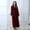 Wine, variant on LSLJS Women Solid Thicken Velvet Robe Bathrobe Gown Pajamas Sleepwear Pocket Waistband, Robes Gifts for Women