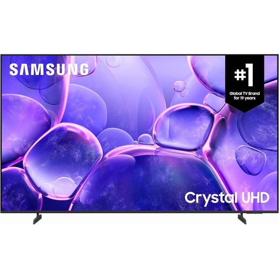 Restored Samsung 50-Inch U8000 Crystal UHD 4K Smart TV, Crystal Processor 4K, HDR, Q-Symphony, Gaming Hub [UN50U8000FFXZC] - Open Box