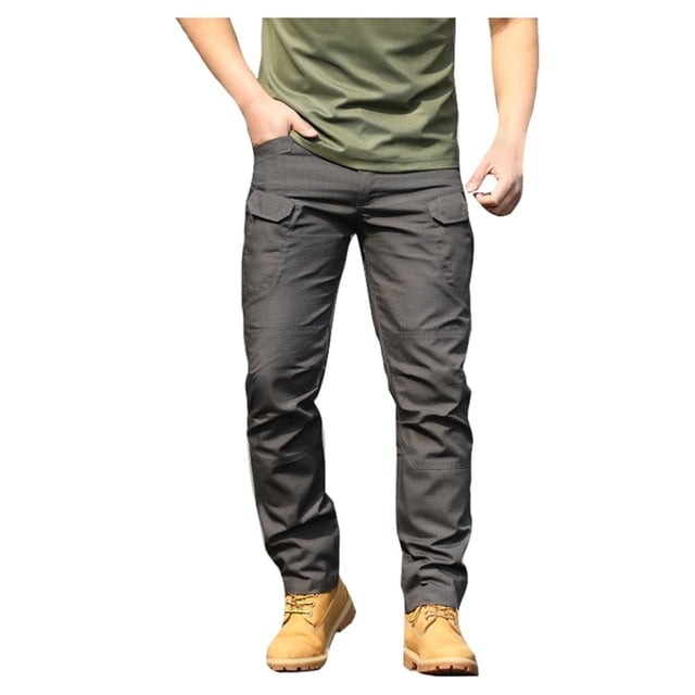 Men's Cargo Pants Overalls Outdoor Elastic Loose Soft for Spring and Autumn Season