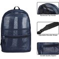 thumbnail image 2 of Mesh See Through Backpack, 20L Netted School and Beach Backpack Bag for Kids, Men, and Women, 2 of 8