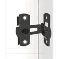 thumbnail image 1 of ORUYROP 90 Degree Locking Privacy Lock Sliding barn Door Latch Right Angle Door Clasp cam Lock (2 Large Black), 1 of 3