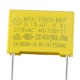 thumbnail image 4 of Unique Bargains Capacitors Polypropylene Film 0.15uF 275VAC X2 MKP 10 Pcs, 4 of 5