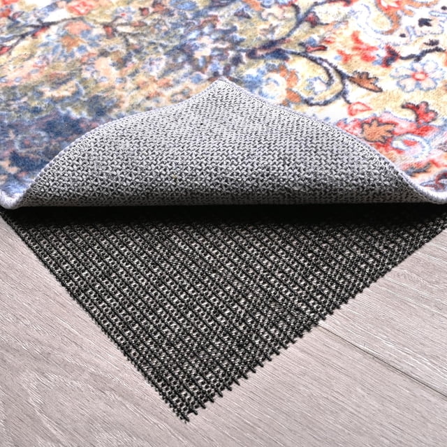Coyacool Non Slip Rug Pads for Hardwood Floors, 2x6 Rug Pad Gripper for Area Rugs, Under Carpet Anti Skid Mat, Black, Keep Your Rugs Safe and in Place