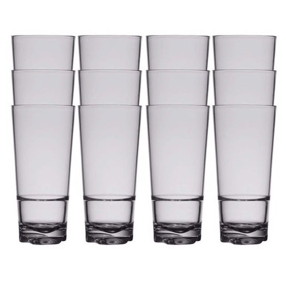 Libbey Infinium Verres à Boisson en Plastique Tritan de 12 oz - Ensemble de 12