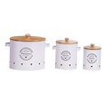thumbnail image 1 of Siruishop 3 Pieces Potato Onion Garlic Canister Set Vegetable Fresh Keeper for Counter, 1 of 8