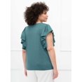 thumbnail image 3 of Ruffle Sleeve Top, 3 of 3