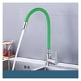 thumbnail image 1 of Silica Gel Nose Kitchen Sink Faucet Multiple Colors Available Hot Cold Water Mixer Tap Any Direction Rotating Deck Mount ,Effortless Installation, 1 of 7