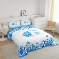 thumbnail image 3 of Erosebridal Letter Comforter Sets Queen Size For Teens,Rose Flower Bedding Queen Comforter Set,Butterfly Room Decorative,Reversible,Ultra Soft,3-Piece, 3 of 8