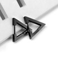 thumbnail image 1 of Daisyyozoid Wholesale Men's Women Punk Stainless Steel Geometry Shape Design Hoop Earrings, 1 of 2