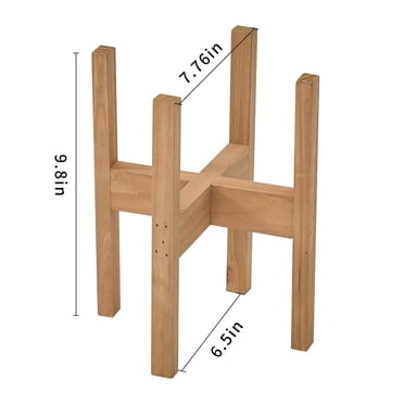 6 Dans le Support d’Usine de Bois  Brun