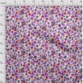 thumbnail image 3 of oneOone Cotton Jersey Amethyst Fabric Florals Fabric For Sewing Printed Craft Fabric By The Yard 58 Inch Wide, 3 of 4
