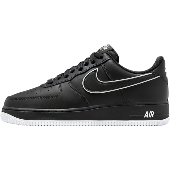 Nike Men's Air Force 1 '07 Black/White Black running shoes