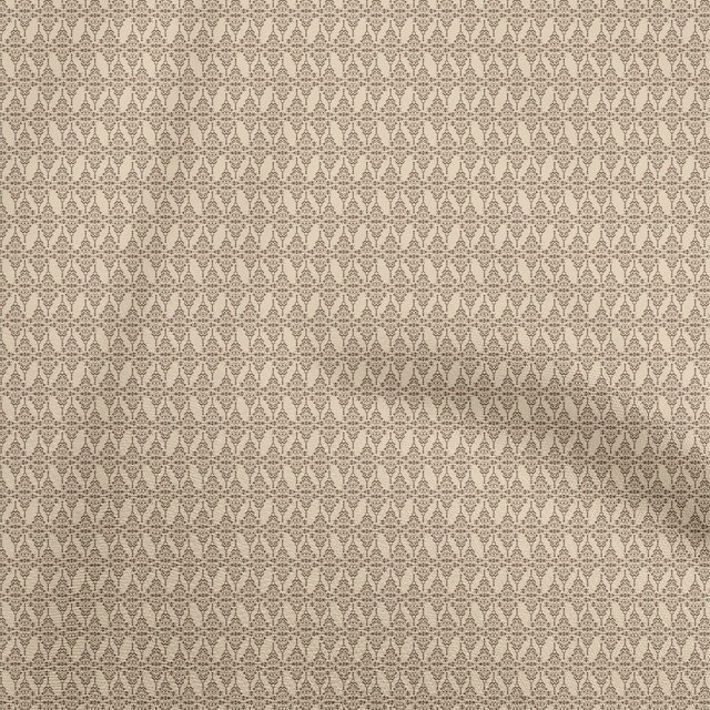 oneOone Cotton Flex Tan Fabric Abstracts Craft Projects Decor Fabric Printed By The Yard 40 Inch Wide