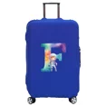 thumbnail image 1 of Housse de Valise Lavable Housse de Protection Étui Anti-Rayures Housse Adaptée Motif Imprimé Astronaute Convient aux 18-32 Pouces 8astronaut letter F m, 1 of 6