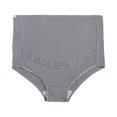thumbnail image 2 of LSLJS Culottes en Dentelle Côtelée Taille Haute Gainantes pour Femmes Enceintes, sous-Vêtements de Maternité, 2 of 9