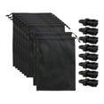 thumbnail image 1 of Tnarru Sac de Sable pour Rideaux d'Extérieur Sacs Lestés Accessoires pour Pavillon Tente Nappes Multifonction Réglable avec Pinces de Retenue 8 Pcs, 1 of 8