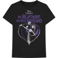 thumbnail image 1 of The Nightmare Before Christmas T-Shirt Unisexe Cœur Violet, 1 of 3