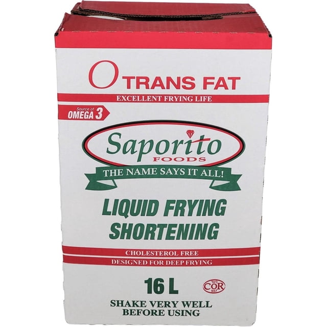 Saporito Liquid Vegetable Shortening 16 Liters