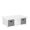 thumbnail image 1 of RiverRidge® Home 6-Cubby Storage Activity Table in White for Kids with 2-Piece Bins, 1 of 4