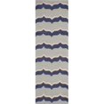 thumbnail image 1 of HomeRoots 354000 2 ft. 3 in. x 7 ft. 6 in. Runner Wool Putty & Indigo Area Rug, 1 of 1