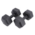 thumbnail image 4 of TAILTOSS 1Set Dumbbells Exercise Fitness with Comfortable PVC Grip for Muscle Toning Black, 4 of 8