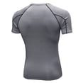thumbnail image 3 of cfhntfmh Men's Shirt Short Sleeve Athletic Base Layer Sports T Shirts Workout Tops for Men Summer Basic Tee, 3 of 3