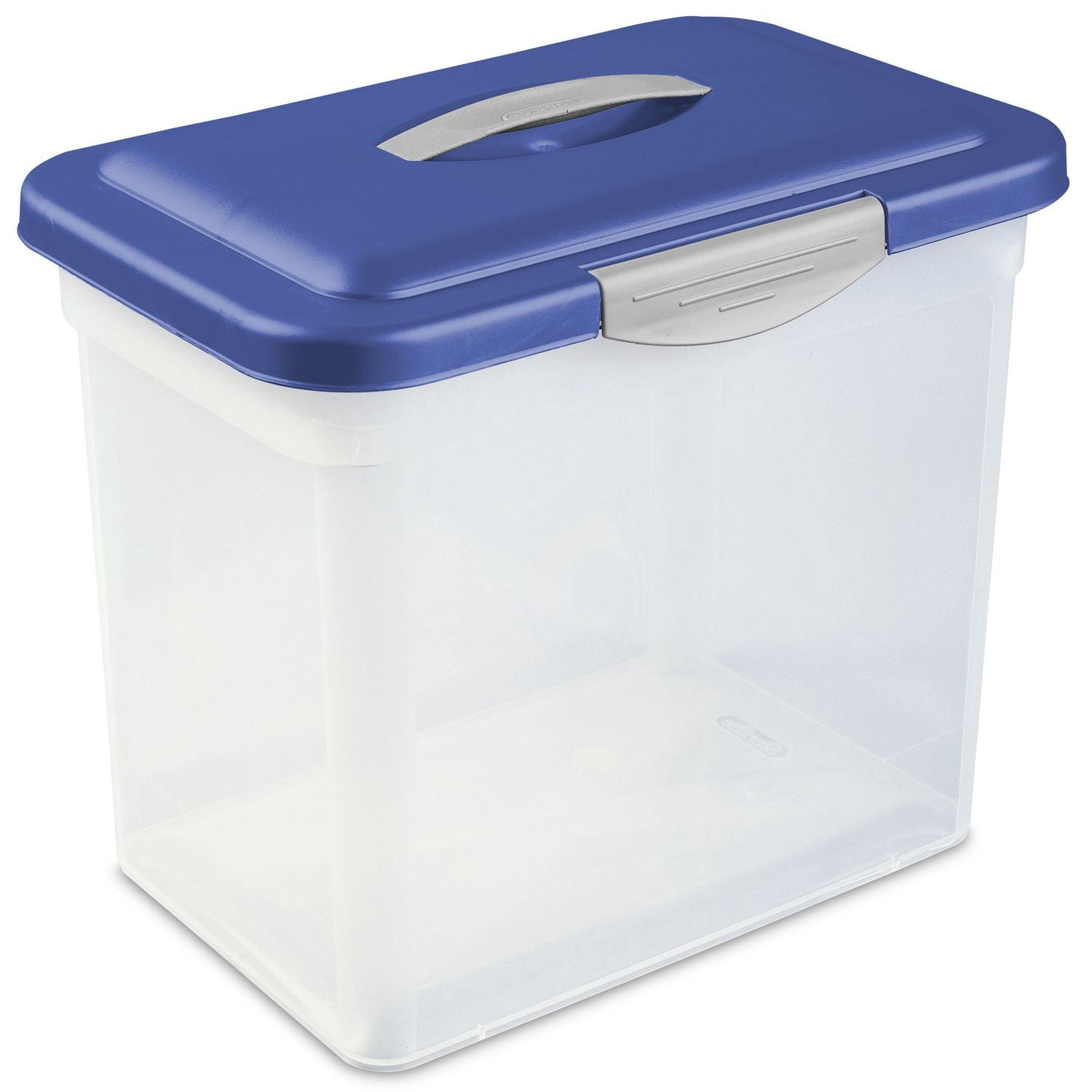 Grand contenant d’entreposage ShowOffs de Sterilite Bleu