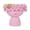 Rose, variante sur Vase à Fleurs avec Fleurs Artificielles Mignonne Couronne de Fleurs Vases pour Fille Couronne Tête de Poupée Contenant Jardinière Résine Petites Fleurs Séchées pour Résine