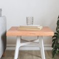 thumbnail image 1 of vidaXL Table Top Light Brown 40x40x(2-4) cm Treated Solid Wood Live Edge, 1 of 5