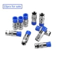 thumbnail image 4 of 10 Pcs Connecteur de Compression Coaxial Coaxial RG6 Adaptateur Mâle Étanche Scellé, 4 of 8