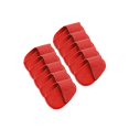 thumbnail image 1 of Golf Head Covers PU Portable Protector for Athlete Travel Iron Headcover Practical Golf Training Red Large, 1 of 9