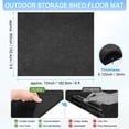 thumbnail image 3 of Tapis d'Abri de Rangement Extérieur, 1524mmx1829mm Antidérapant Imperméable Coussinet de Protection pour Abri d'Auto, 3 of 7