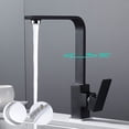 thumbnail image 2 of Robinets de Cuisine Bec Pivotant 360 Mitigeur d'Évier Chrome Levier Simple Robinets Laiton x, 2 of 9