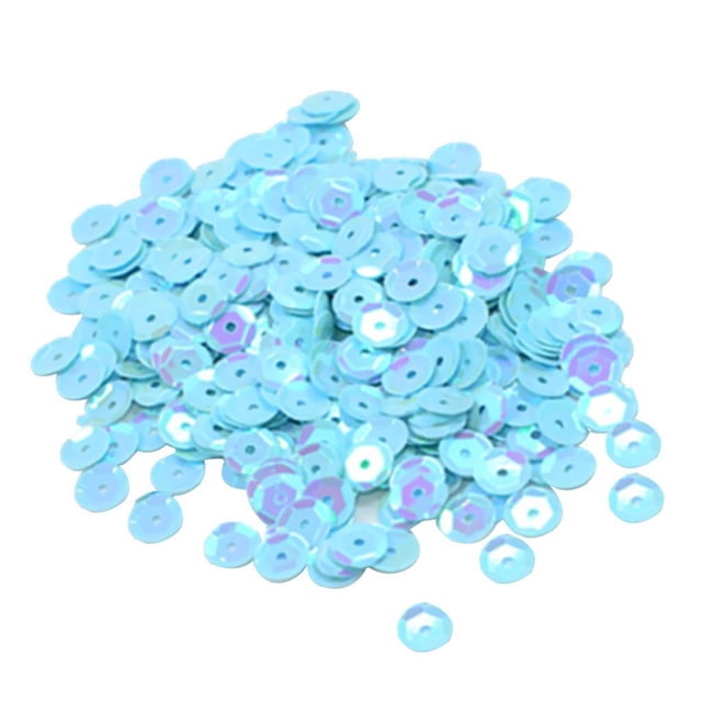 maskred Vibrant 400 Pcs Rondes en Vrac Sequins Couture Embellissement 7mm Bleu 5ensemble