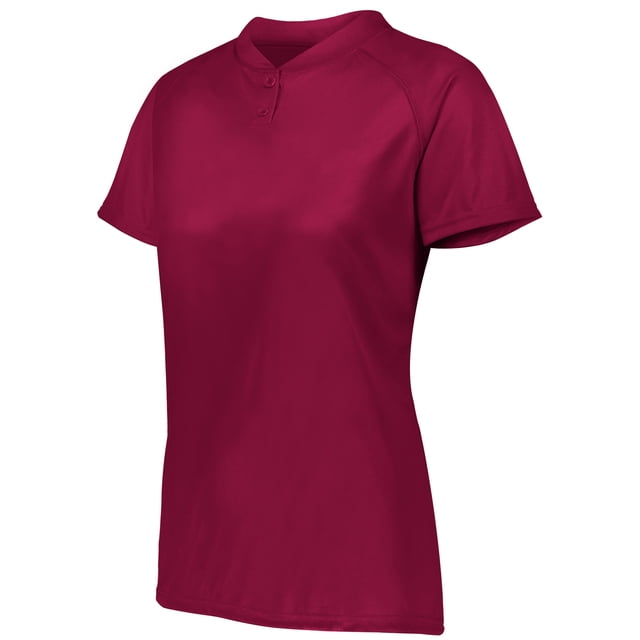 Augusta sportswear Women's Attain Wicking Two Button Softball Jersey
