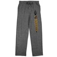thumbnail image 4 of Aquaman Trident Men's Graphite Heather Sleep Pajama Pants-Small, 4 of 7