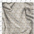 thumbnail image 3 of Soimoi Brown polyester Crepe Fabric Scorpions Insects Decor Fabric Printed Yard 52 Inch Wide, 3 of 6