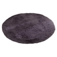 thumbnail image 4 of Round Faux Fur Area Rug (100cm) - Plush Bedroom Floor Mat, Accent Carpet for Yoga & Chair, 4 of 7