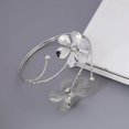 thumbnail image 4 of kurtrusly Bracelet Bras Bracelet Rétro Tendance pour Graduation Épouse Femmes Argent, 4 of 9