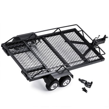 Maoww Metal Novel Appearance Metal Trailer For 1/24 Axial FMS TRX4M Crawler