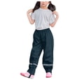 thumbnail image 2 of MIASHUI Boys Girls Reflective Waterproof Rain Pants Lightweight Rainwear,Dark Blue,5-6 Years, 2 of 4