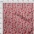 thumbnail image 3 of oneOone Cotton Poplin Red Fabric Abstract Craft Projects Decor Fabric Printed By The Yard 42 Inch Wide, 3 of 4