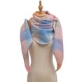 thumbnail image 1 of Scarf for Women, Ladies Plaid Scarf European And Winter Circular Yarn Triangular Shawl Scarf, 1 of 1