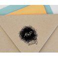 thumbnail image 4 of Printtoo Auto Encrage Personnalisé Rond Gribouillis Tampon en Caoutchouc Enregistrer la Date Personnalisé Stamper-Rouge, 4 of 4