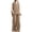 Kaki, variante sur fartey Ensembles Courts en Coton et Lin pour Femmes 2 Pcs Col Rond Manches Courtes Haut Taille Élastique Poches Pantalons Décontractés Couleur Unie Tenues Confortables, P-5TG