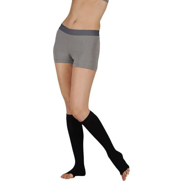 Juzo Soft 2000 Open Toe Knee Highs w/Silicone Band - 15-20 mmHg Petite Beige IV Petite 2000ADPESB14 IV