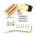 thumbnail image 3 of Guitar Bridge Decorative Multicolored Screws Handy Installation Metal Saddle Electric Plated Musical Equipment Neck Joint Plate Gold, 3 of 9